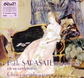 Sarasate: obres per a violí i piano
